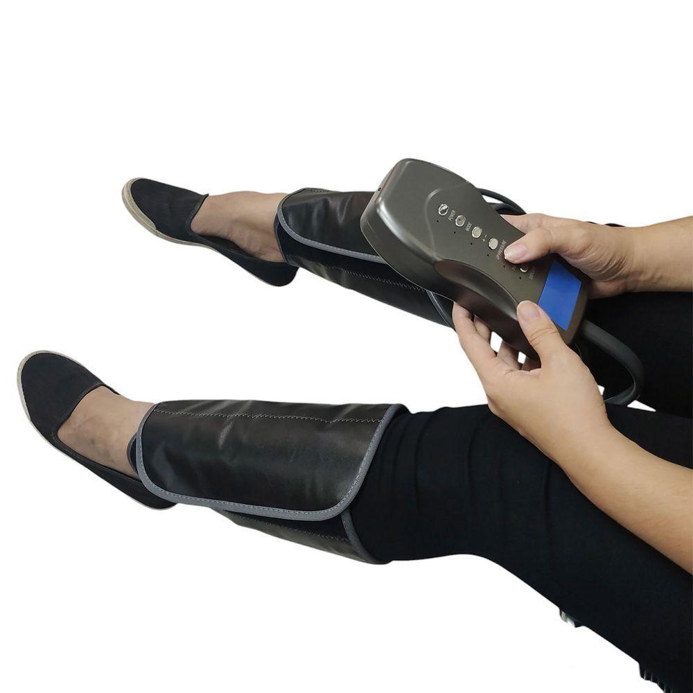 Massageador Compressao De Ar Perna Panturrilha Alivia Dor Fisioterapia Recuperaçao Muscular Relaxamento Inchaço - 2