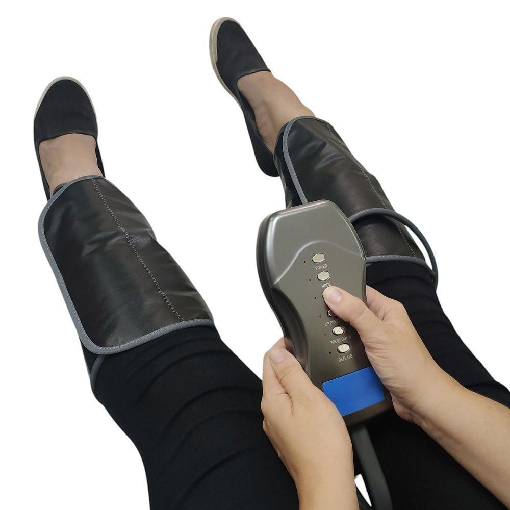 Massageador Compressao De Ar Perna Panturrilha Alivia Dor Fisioterapia Recuperaçao Muscular Relaxamento Inchaço - 3