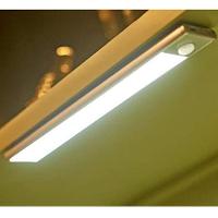 Luminaria Led 3 Tons Sensor Presença Movimento 3 Modos Usb Bateria Recarregavel Quarto Sala Cozinha Armario Iluminaçao - 2