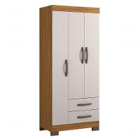 Guarda-roupa 3 Portas Nt 5000 Freijó Com Off White - Notável - 1