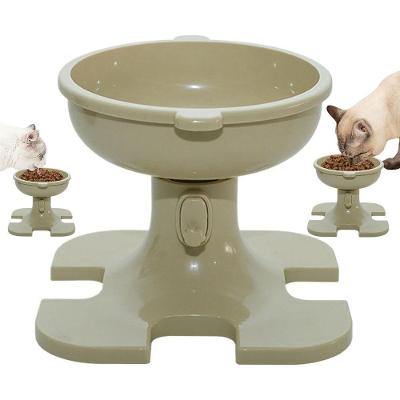 Tijela De Raçao Elevado Gato Pet Cachorro Cao Comedouro Ergonomico Ajustavel Antiderrapante Petshop Casa Comida Agua