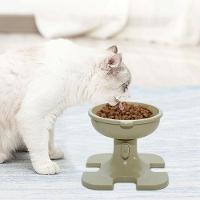 Tijela De Raçao Elevado Gato Pet Cachorro Cao Comedouro Ergonomico Ajustavel Antiderrapante Petshop Casa Comida Agua - 6
