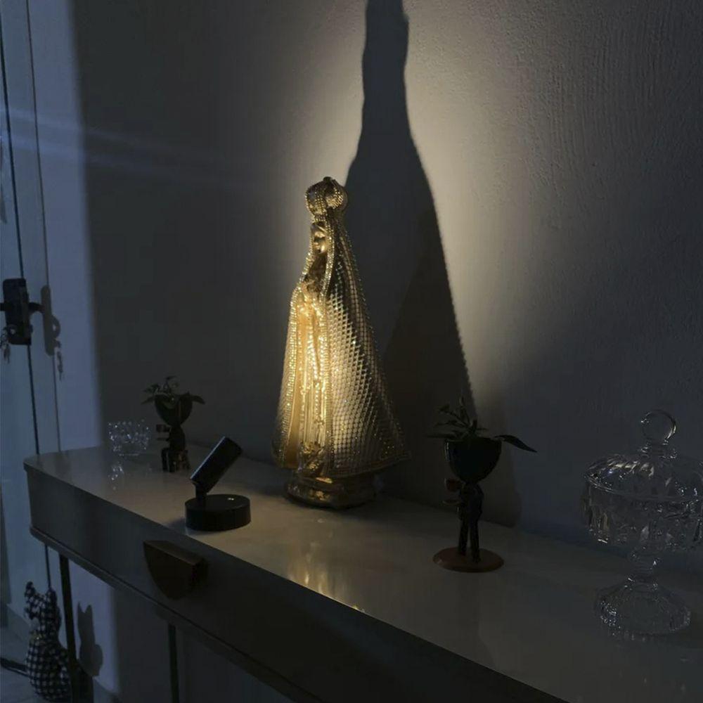 Lumianria Arandela Mesa Parede Touch 3 Tons Ajsutaveis Iluminaçao Decoraçao Recarregavel Portatil Sala Casa Quarto - 9