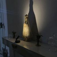 Lumianria Arandela Mesa Parede Touch 3 Tons Ajsutaveis Iluminaçao Decoraçao Recarregavel Portatil Sala Casa Quarto - 9