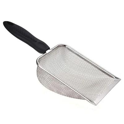 Pa Higienica Cata Coco Fezes Gato Cachorro Cao Pet Animais Aço Inox Limpeza Caixa Areia Bichinhos Estimaçao