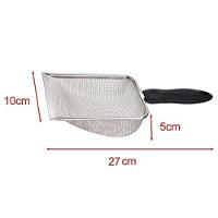 Pa Higienica Cata Coco Fezes Gato Cachorro Cao Pet Animais Aço Inox Limpeza Caixa Areia Bichinhos Estimaçao - 2