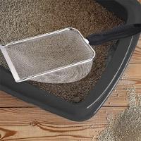 Pa Higienica Cata Coco Fezes Gato Cachorro Cao Pet Animais Aço Inox Limpeza Caixa Areia Bichinhos Estimaçao - 7