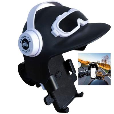 Suporte Celular Capacete Bike Moto Bicicleta Motocicleta Guidao Protege Sol Chuva Ciclista Ciclismo Segurança Proteçao