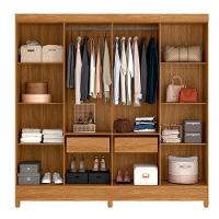 Guarda Roupa Marajo Grande Quarto Casal 8 Portas 2 Gavetas Freijo Com Off White