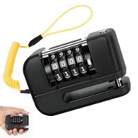 Trava De Disco Freio Com Senha Antifurto Moto Motocicleta Bike Bicicleta Segurança Proteçao Cadeado Resistente - 1