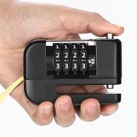 Trava De Disco Freio Com Senha Antifurto Moto Motocicleta Bike Bicicleta Segurança Proteçao Cadeado Resistente - 3