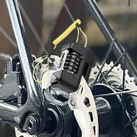 Trava De Disco Freio Com Senha Antifurto Moto Motocicleta Bike Bicicleta Segurança Proteçao Cadeado Resistente