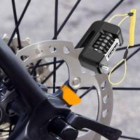 Trava De Disco Freio Com Senha Antifurto Moto Motocicleta Bike Bicicleta Segurança Proteçao Cadeado Resistente - 5