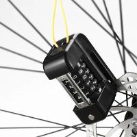 Trava De Disco Freio Com Senha Antifurto Moto Motocicleta Bike Bicicleta Segurança Proteçao Cadeado Resistente - 8