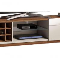 Rack Classic Ad 1.8 Off White Com Freijó - Imcal Móveis