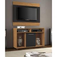 Rack Com Painel Show Freijó Com Preto - Notável - 2