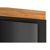 Rack Com Painel Show Freijó Com Preto - Notável