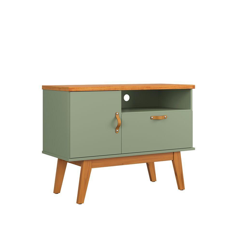 Rack Sirius 0.9 2 Portas Portas Para Tv Até 32 Polegadas Alecrim Com Cinamomo - 1