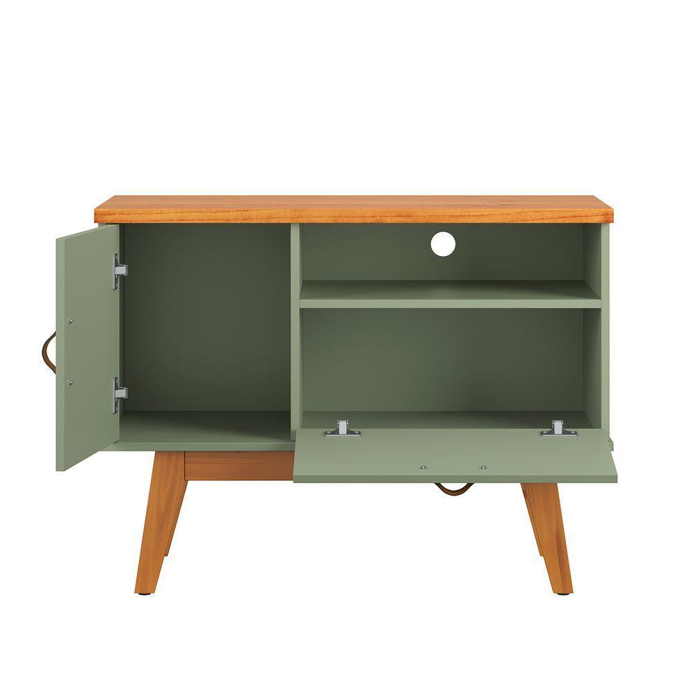 Rack Sirius 0.9 2 Portas Portas Para Tv Até 32 Polegadas Alecrim Com Cinamomo - 5