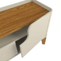 Rack Estante Flip 1.6 4 Portas Para Tvs Até 60 Polegadas Off White Com Camaru - 5