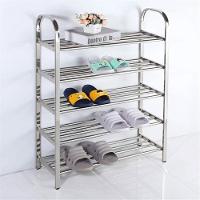 Sapateira Prateleira Inox 5 Andares Tenis Sapato Sandalia Calçado Rack Organizaçao Casa Entrada Multiuso - 3