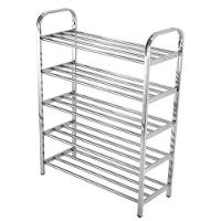Sapateira Prateleira Inox 5 Andares Tenis Sapato Sandalia Calçado Rack Organizaçao Casa Entrada Multiuso - 9