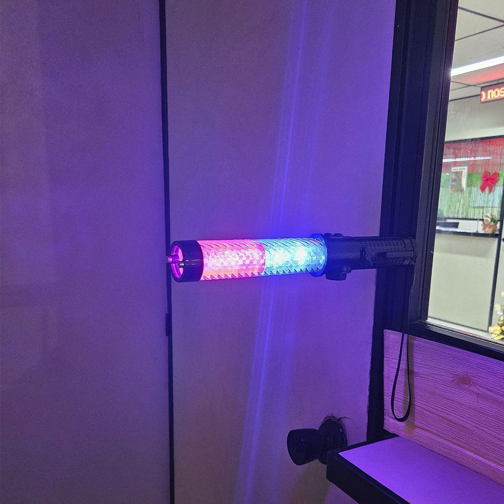 Bastao Sinalizador Viario Apito Lanterna Recarregavel Duas Cores Segurança Transito Sinalizaçao Manobrista Frentista - 3