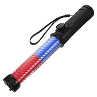 Bastao Sinalizador Viario Apito Lanterna Recarregavel Duas Cores Segurança Transito Sinalizaçao Manobrista Frentista - 7