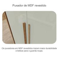 Guarda Roupa Casal Bragança E Cômoda Seul Cumaru 25 Fendi - Novo Horizonte - 6