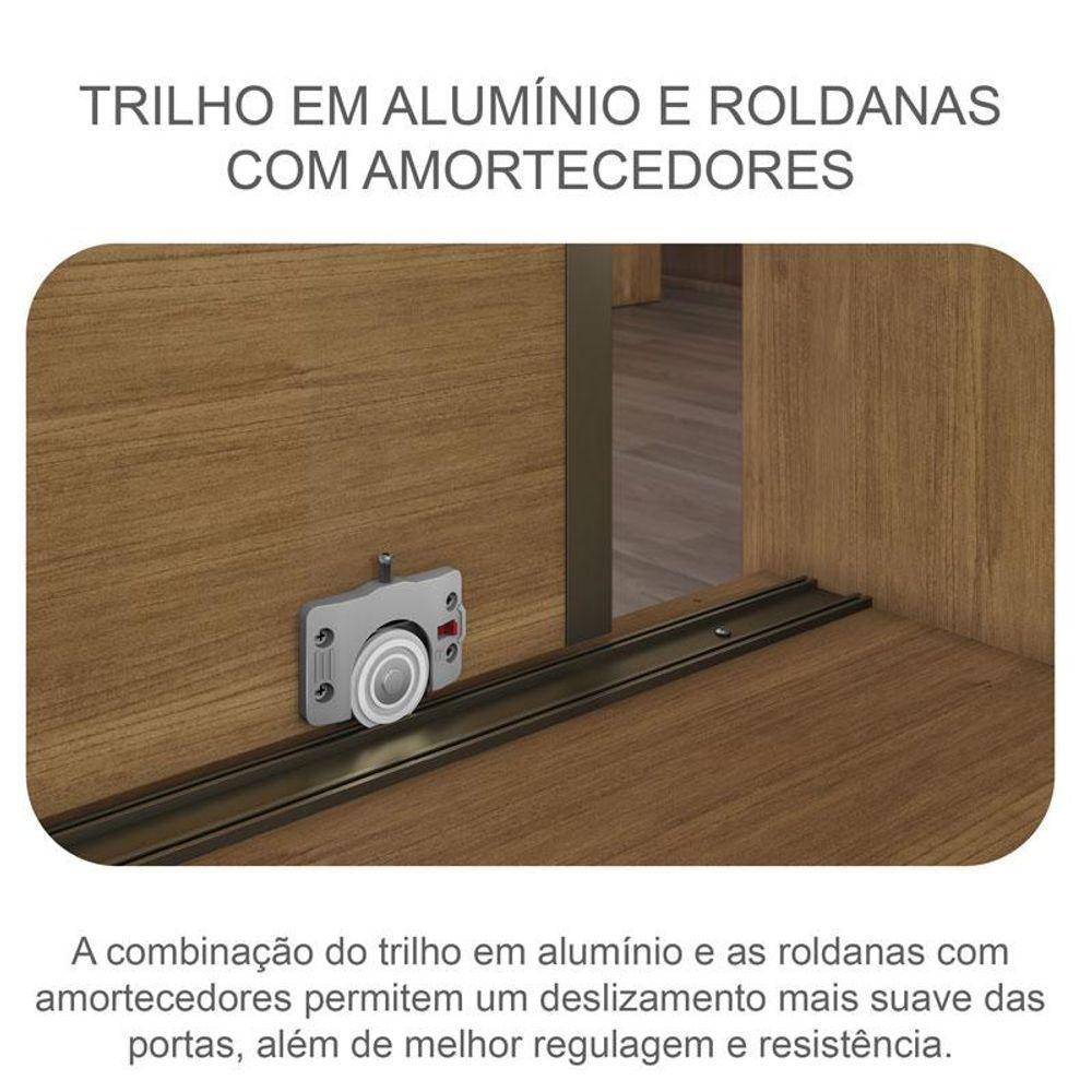 Guarda Roupa Solteiro Toledo E Gaveteiro Suiça Cumaru 23 - Novo Horizonte - 5