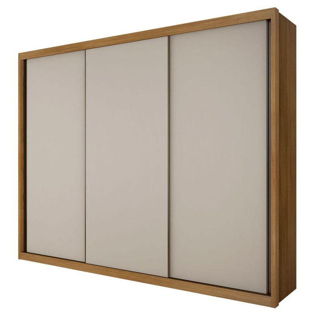 Guarda Roupa Casal Palazzo E Cômoda Seul Cumaru 25 Fendi - Novo Horizonte - 2