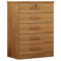 Cômoda Gaveteiro Suiça Com Chave Cumaru 23 - Novo Horizonte - 1