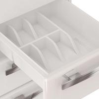 Gabinete De Cozinha Juno Branco Em Aço Com 4 Gavetas Para Pias De 1,50 Metros - P89591 - Cozimax - 7