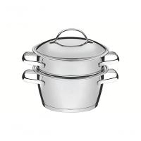 Cuscuzeira Tramontina Allegra Em Aço Inox 2 Peças - 1