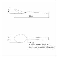 Colher Para Chá Tramontina Continental Em Aço Inox - 3