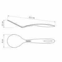 Espátula Para Ovo Tramontina Ability 22cm Em Nylon Vermelho - 4