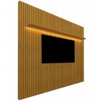Painel Para Tv 1.8 Ripado Com Led Nobre Naturale - Gelius Móveis - 1