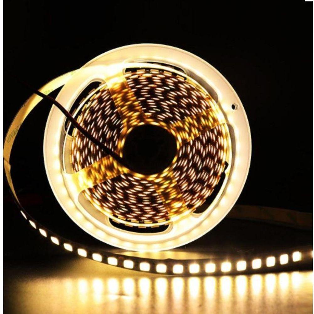 Fita De Led 3000k 120 Leds Branco Quente Ip20 5 Mts 12v 48w - 2