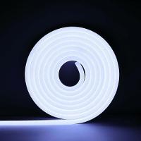 Fita Led Mangueira Neon 5 Mts Iluminação Flexível Corte 2.5 Cm - Branco Frio - 1