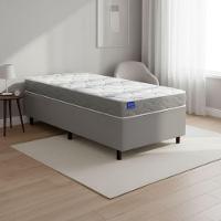 Colchão Solteiro Probel Espuma D33 88x188x14 Night Day A Vácuo Branco/cinza - 6