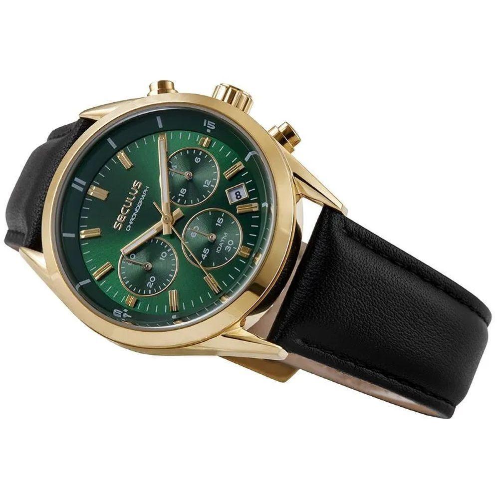 Relógio Seculus Cronógrafo 77339gpsvdc2 Vidro Abaulado - 2