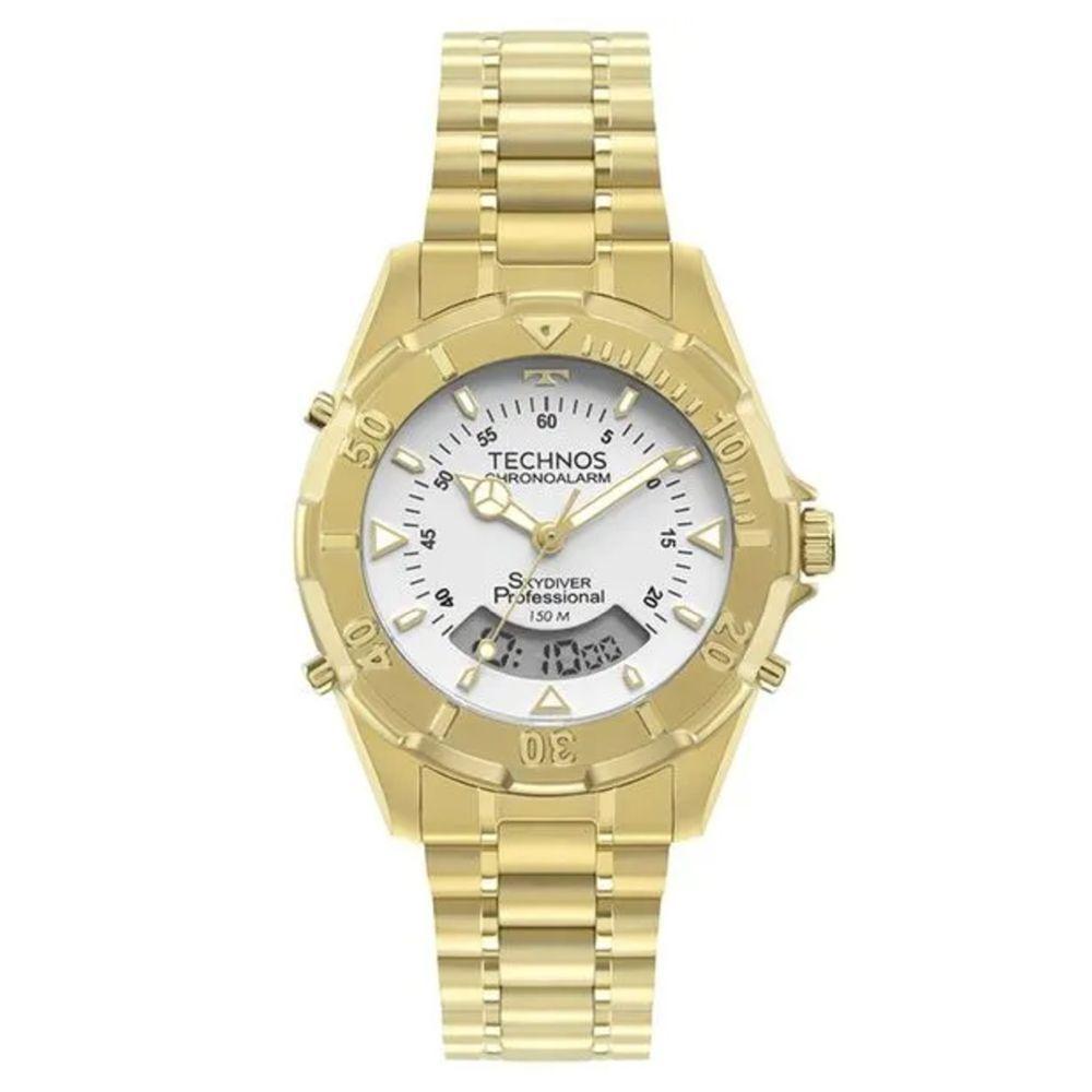 Relógio Technos Skydiver Wt2050afn/1b Dourado Masculino - 1