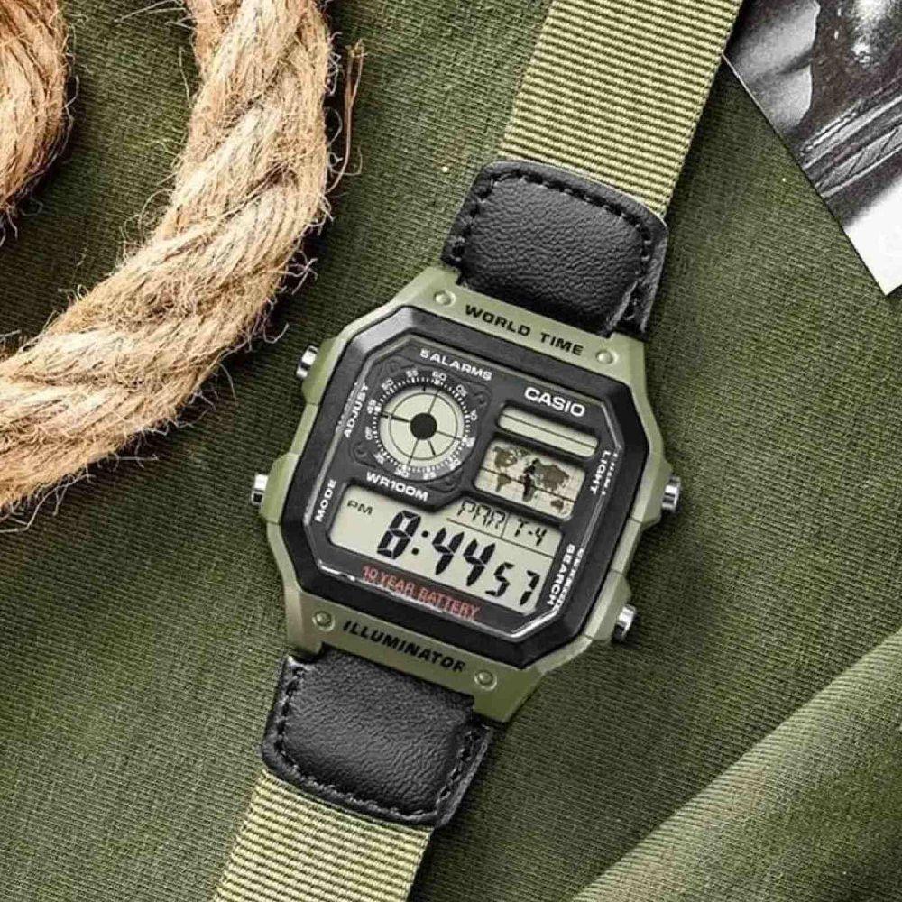 Relógio Casio Ae-1200whb-3bvdf Sport World Map - 2