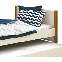 Cama Babá Solteiro Com Auxiliar Simba Areia Fosco Com Madeira - Moveisaqui - 6