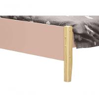 Cama Babá Solteiro Simba Rosa Fosco Com Natural - Reller - 3