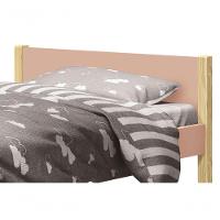 Cama Babá Solteiro Simba Rosa Fosco Com Natural - Reller