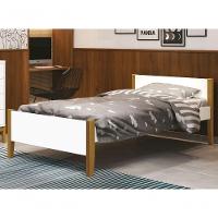 Cama Babá Solteiro Simba Branco Fosco Com Madeira - Reller - 2