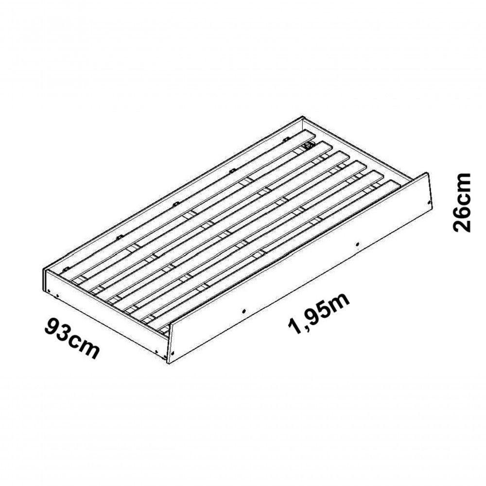 Cama Babá Solteiro Com Auxiliar Simba Rosa Fosco Com Natural - Moveisaqui - 6