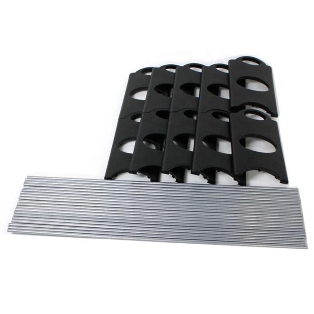 Sapateira 30 Pares 10 Prateleiras Estante Armazenamento Empilhável Suporte Para 60 Tenis Sapatos Organizador Modular - 5