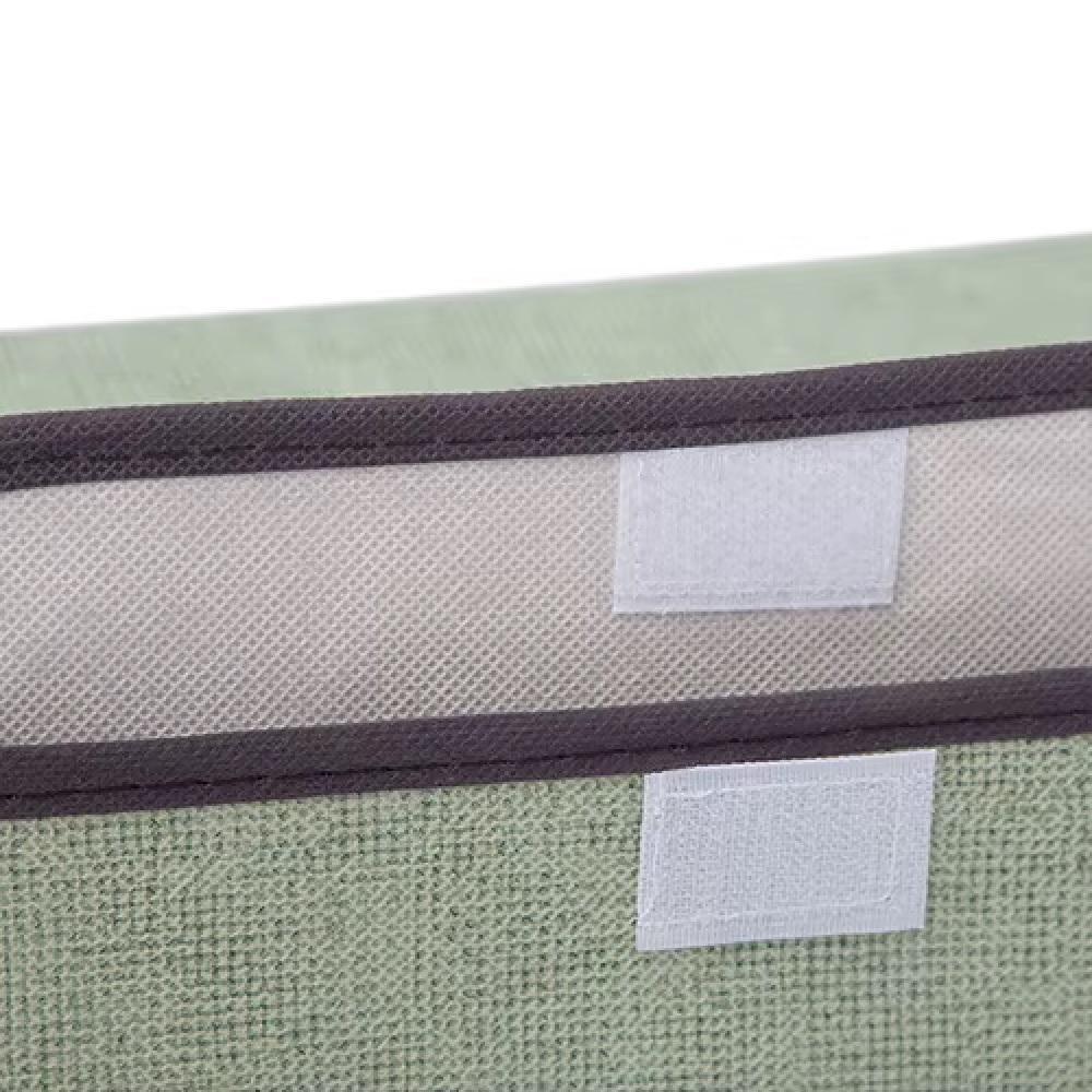 Caixa Organizadora Brinquedo Porta Treco Multiuso Desmontavel Cesto Empilhavel Tecido Tampa Organizacao Guarda Roupa Clo - 7